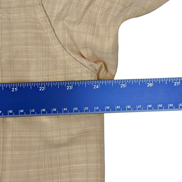 511 Tactical Series Covert Casual Shirt Concealed Pockets SS Pale Yellow LARGE - Picture 6 of 8